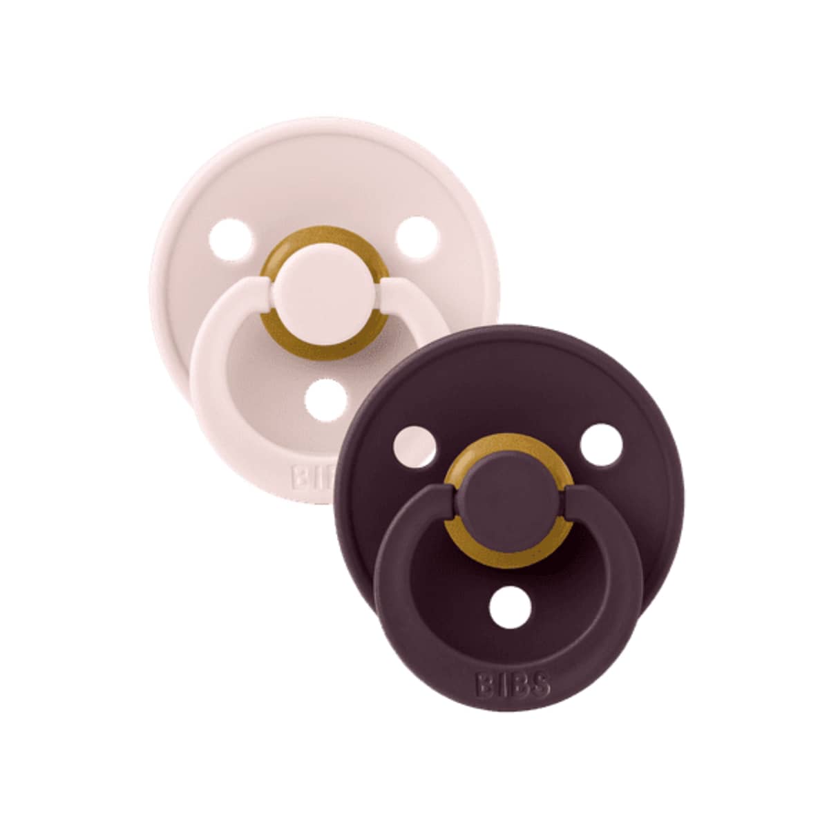 BIBS Colour Dummies - Round | Latex - Petal and Plum