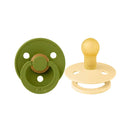 BIBS Colour Dummies - Round - Wasabi Pale Butter
