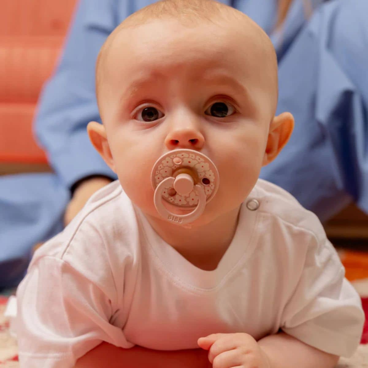 BIBS Colour Dummy + Loop Gift Set - Blush