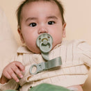 BIBS Colour Dummy + Loop Gift Set - Sage