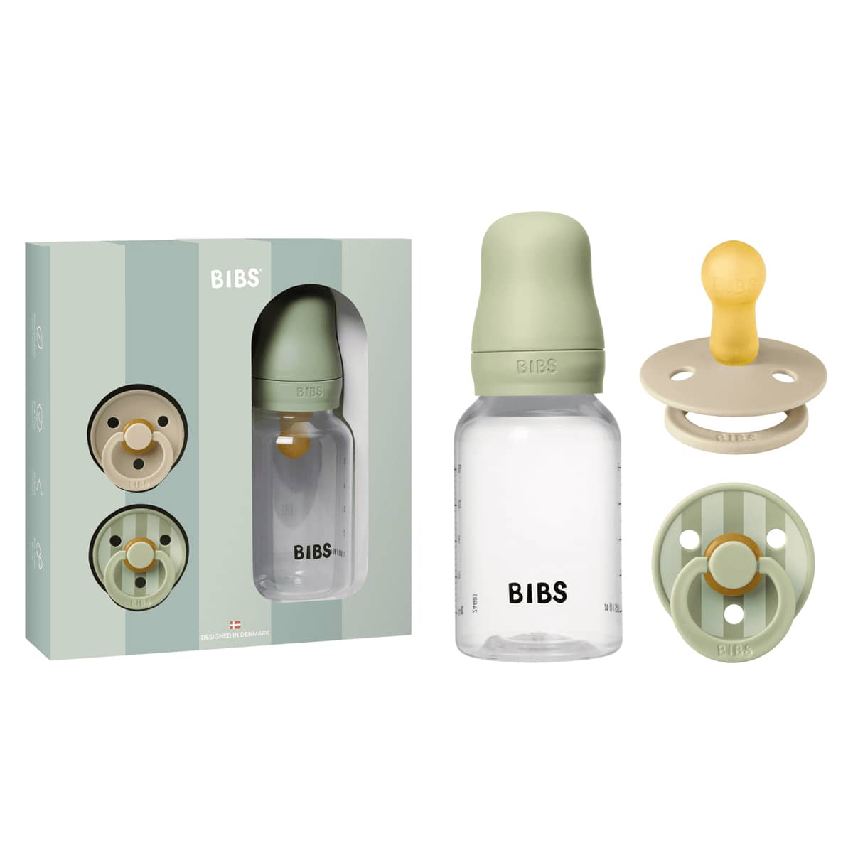 BIBS Baby Sprinkle Gift Set - Sage