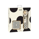 BIBS Soothe & Go Gift Set - Polka Ivory/Black