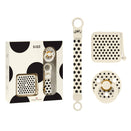 BIBS Soothe & Go Gift Set - Polka Ivory/Black