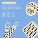 BIBS Soothe & Go Gift Set - Polka Ivory/Black