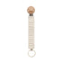 BIBS Knitted Pacifier Clip - Ivory