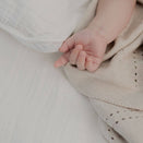 BIBS Knitted Pointelle Blanket