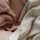 BIBS Knitted Pointelle Blanket