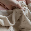 BIBS Knitted Pointelle Blanket