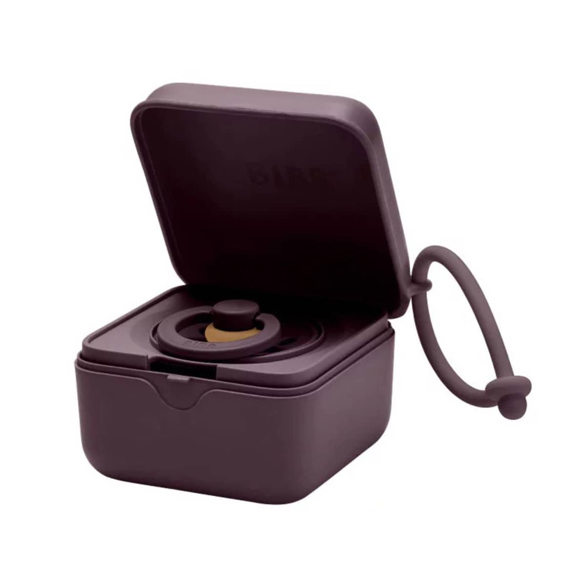 BIBS Pacifer Box - Plum