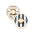 BIBS Studio Colour Dummies - Round | Size 1 | Latex - Pin Ivory Steel Blue