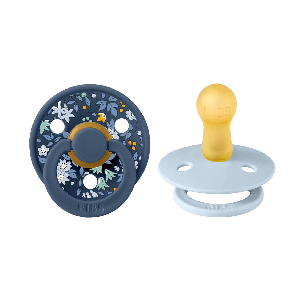 BIBS x LIBERTY Colour Dummies Chamomile Lawn / Baby Blue