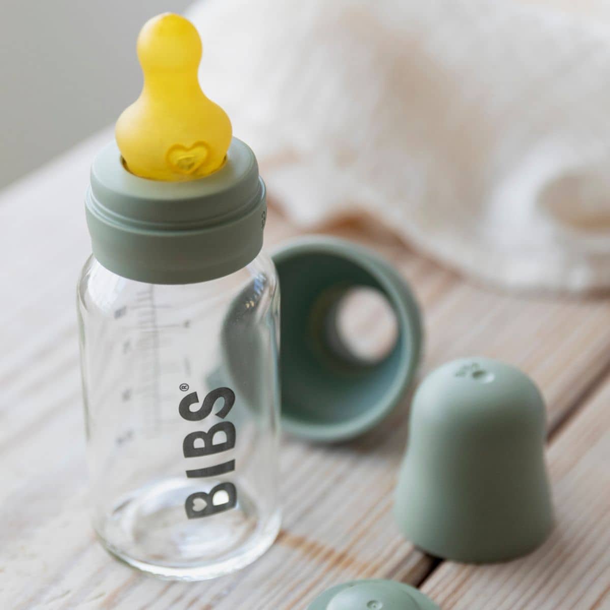 BIBS Baby Glass Bottle - 110ml