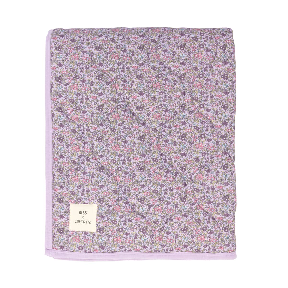 BIBS x LIBERTY Quilted Blanket - Chamomile Lawn / Violet Sky