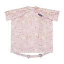 BIBaDO Baby Coverall Bib - Short Sleeve - Botanical Bunnies