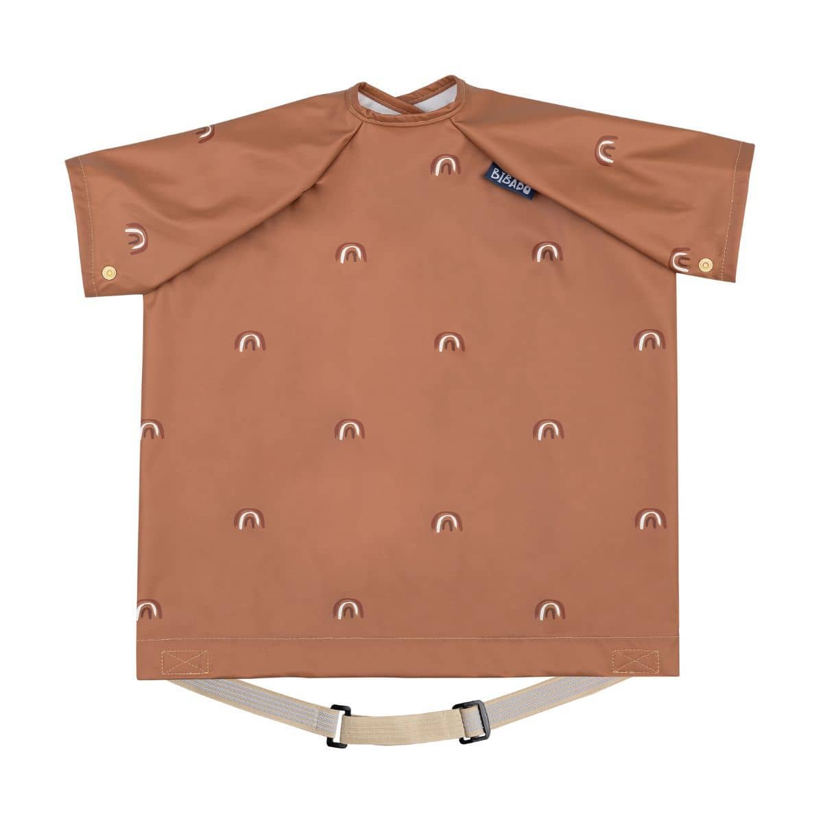 BIBaDO Baby Coverall Bib - Short Sleeve - Chasing Rainbows