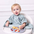 BIBaDO Baby Coverall Bib - Short Sleeve - Dino Roar