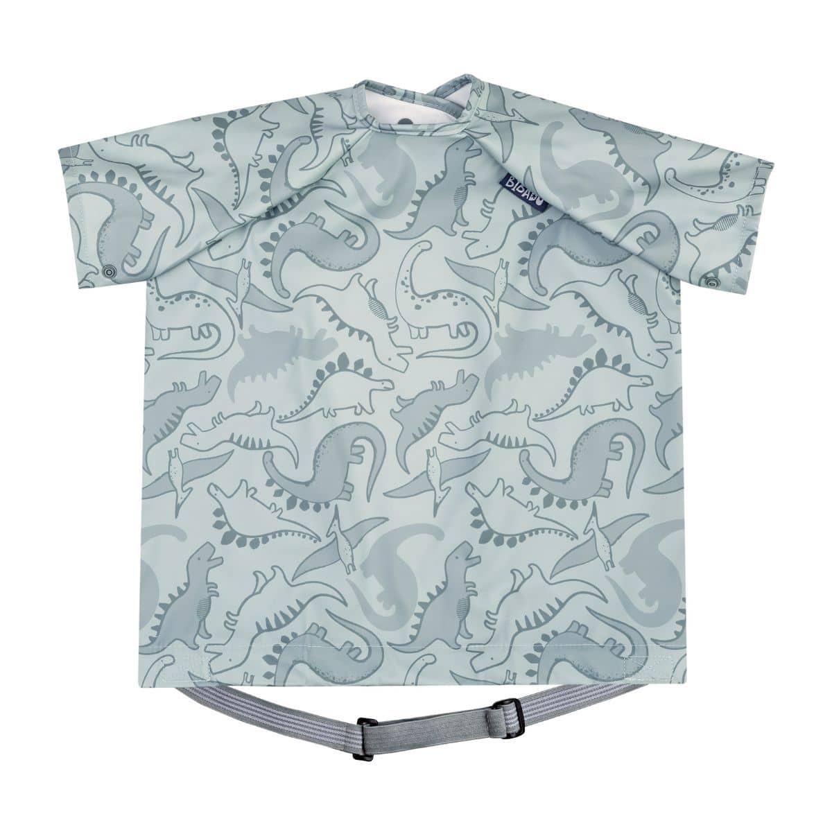 BIBaDO Baby Coverall Bib - Short Sleeve - Dino Roar