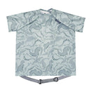 BIBaDO Baby Coverall Bib - Short Sleeve - Dino Roar