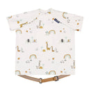 BIBaDO Baby Coverall Bib - Short Sleeve - Serengeti Spaghetti