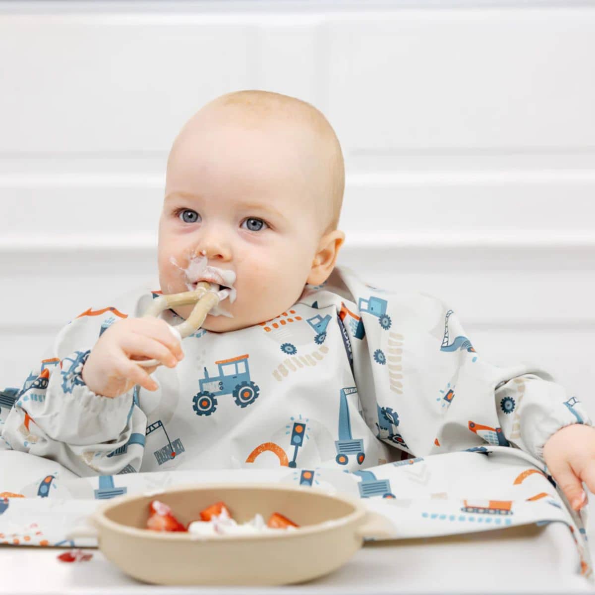 BIBaDO Baby Coverall Bib - Long Sleeve - Little Loader