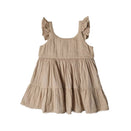 Babu Organic Muslin Sleeveless Dress - Mia - Oat