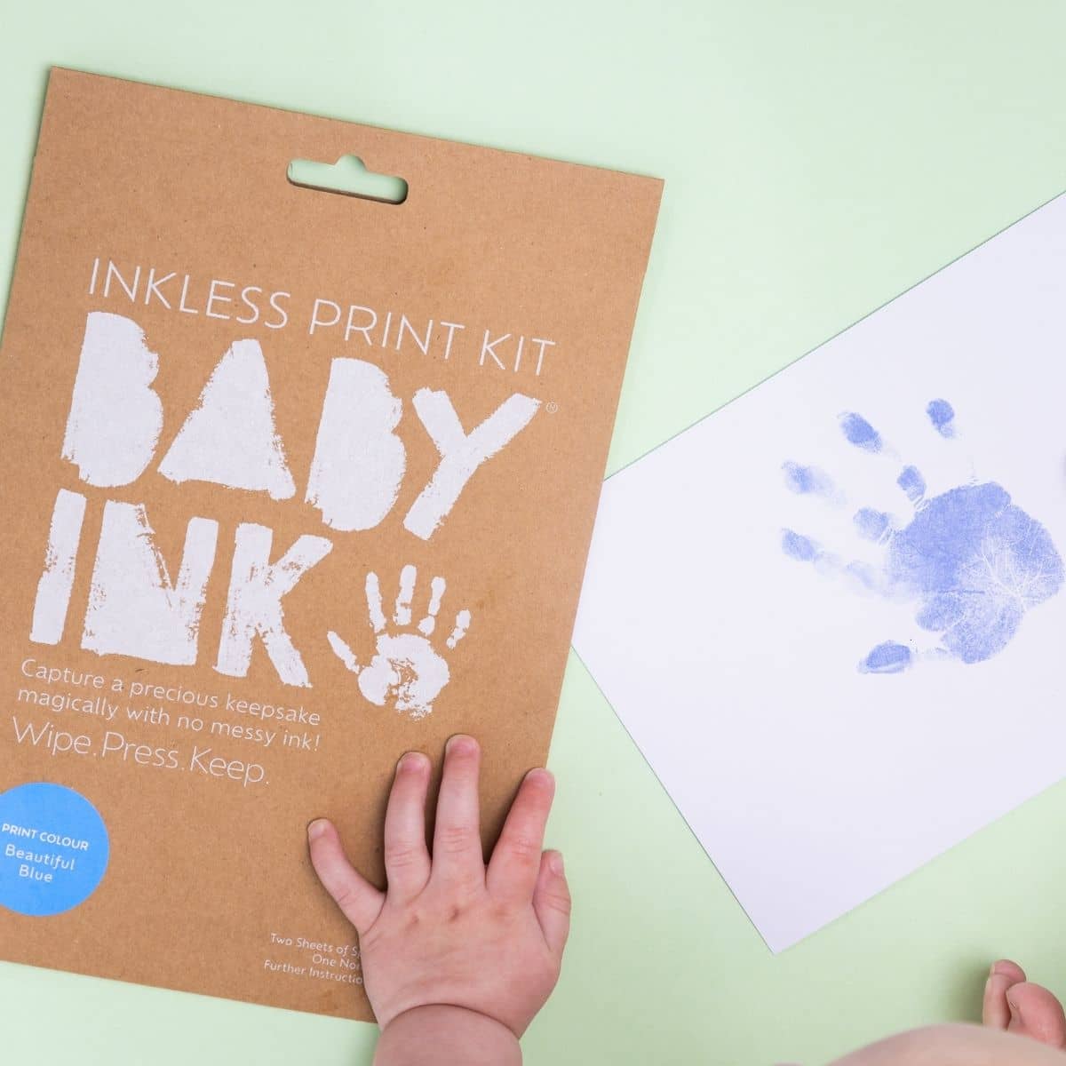 Baby Ink Inkless Print Kit - Beautiful Blue