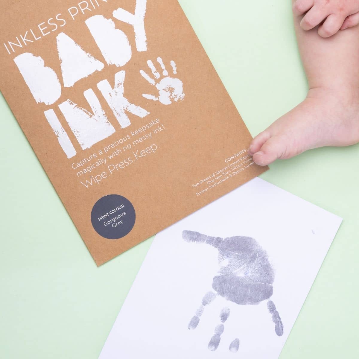 Baby Ink Inkless Print Kit - Gorgeous Grey
