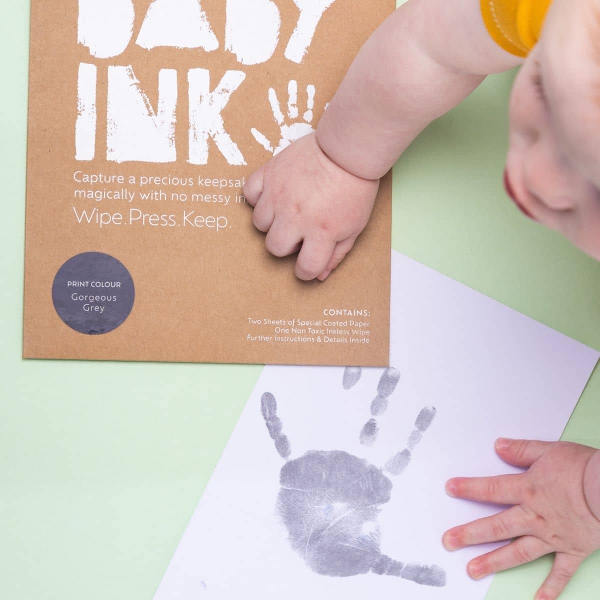 Baby Ink Inkless Print Kit - Gorgeous Grey