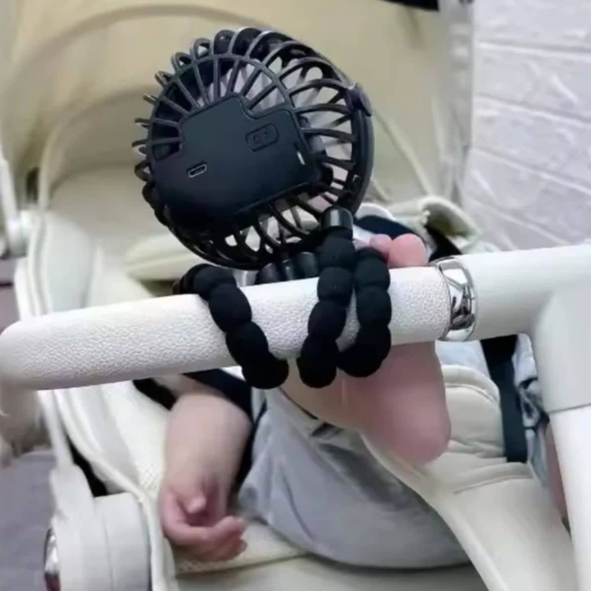 Baby Sleep Pods Rechargeable Octopus Pram Fan