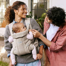 BabyBjorn Baby Carrier Hold - Sand Grey Brushed Woven