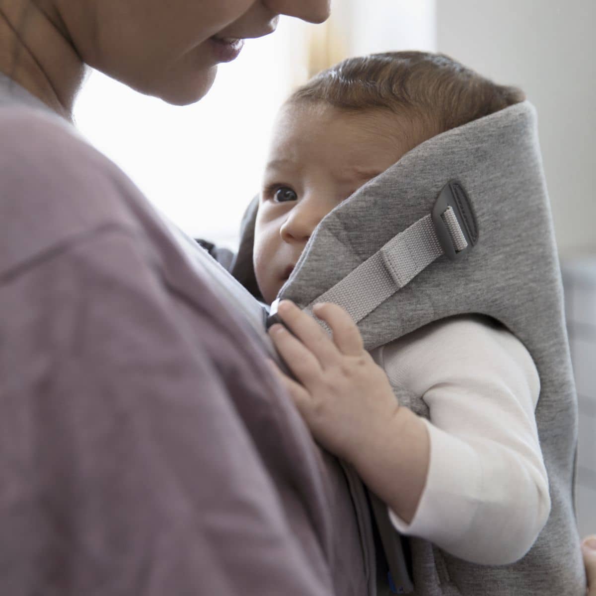 BabyBjorn Baby Carrier Mini - Grey 3D Jersey