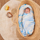 Banabae Bamboo / Organic Cotton Swaddle - Head in the Clouds