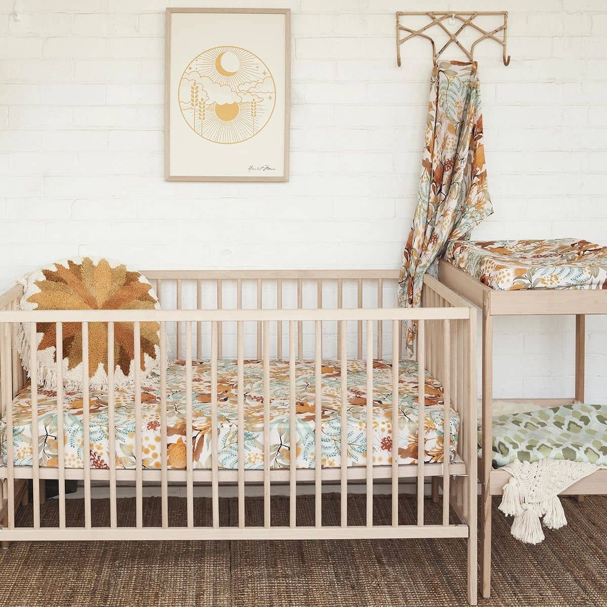 Banabae Bamboo / Organic Cotton Swaddle - Wattle Wander