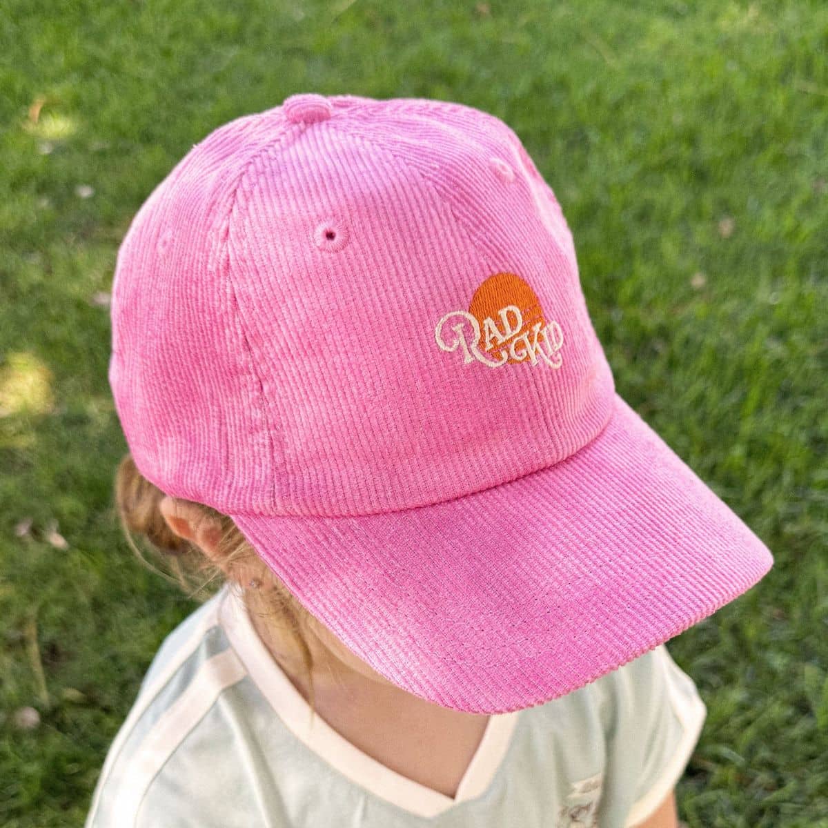 Banabae Organic Cord Pink Baseball Cap - Rad Kid
