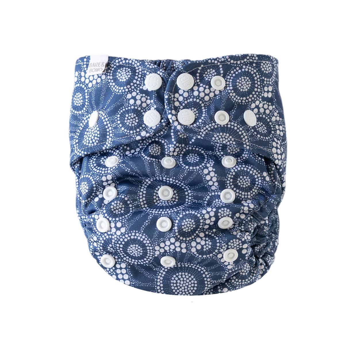 Bare and Boho Flexi Cover Nappy 2.0 - One Size - Jellyfish Tide