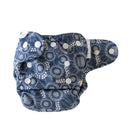 Bare and Boho Soft Cover Nappy 2.0 - Newborn - Jellyfish Tide