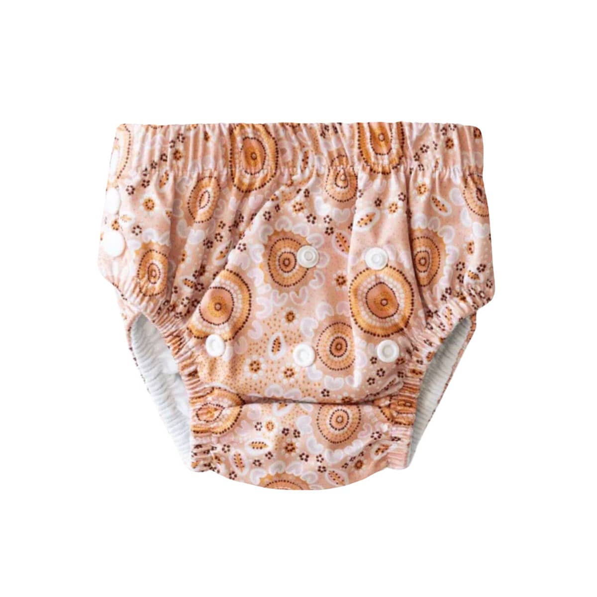 Bare and Boho Reusable Swim Nappy - Springflower