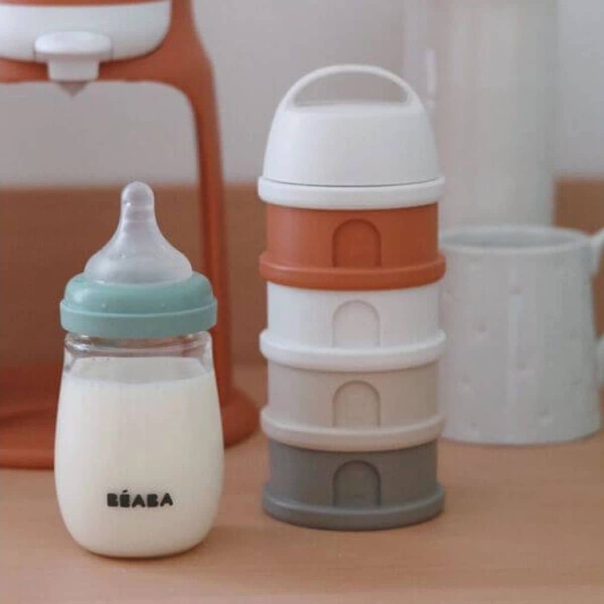 Beaba Formula and Snack Container - Terracotta