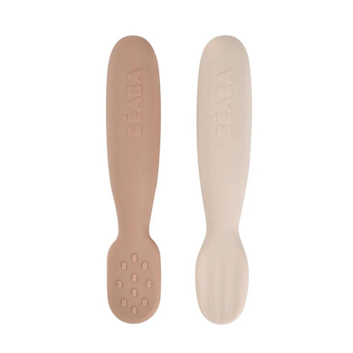 Beaba Silicone Pre-Spoon Set - Pralin/Clay
