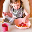 Beaba Silicone Suction Meal Set - Pink