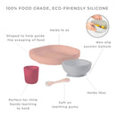Beaba Silicone Suction Meal Set - Pink