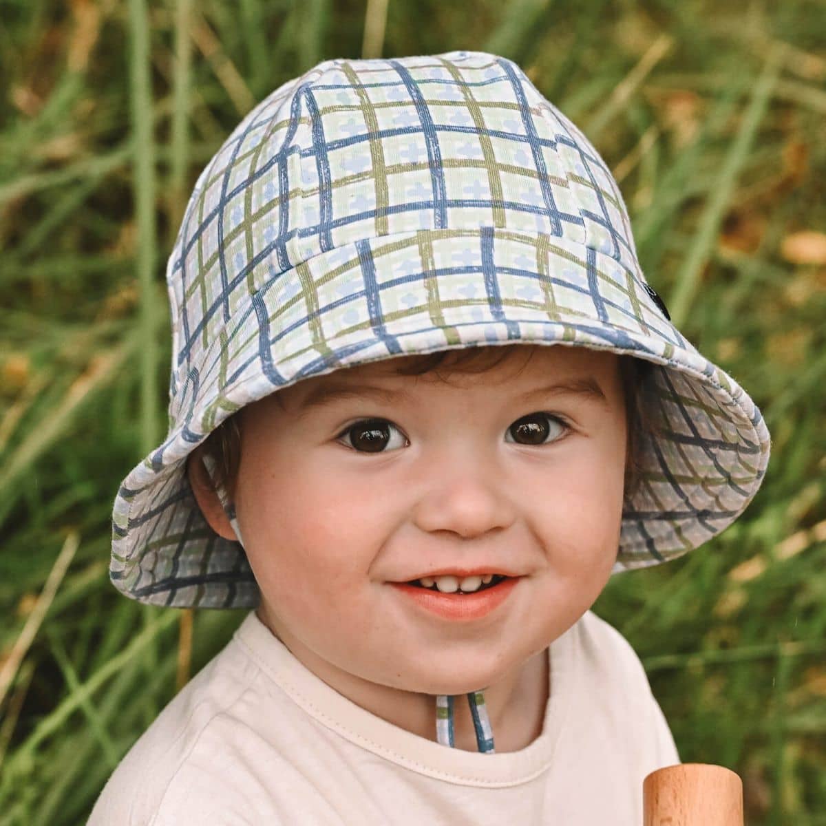 Bedhead Baby Bucket Hat with Strap - Limited Edition - Pasture