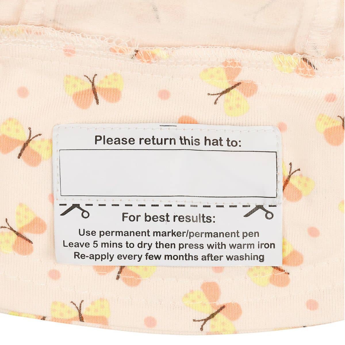 Bedhead Baby Bucket Hat with Strap - Limited Edition - Butterfly