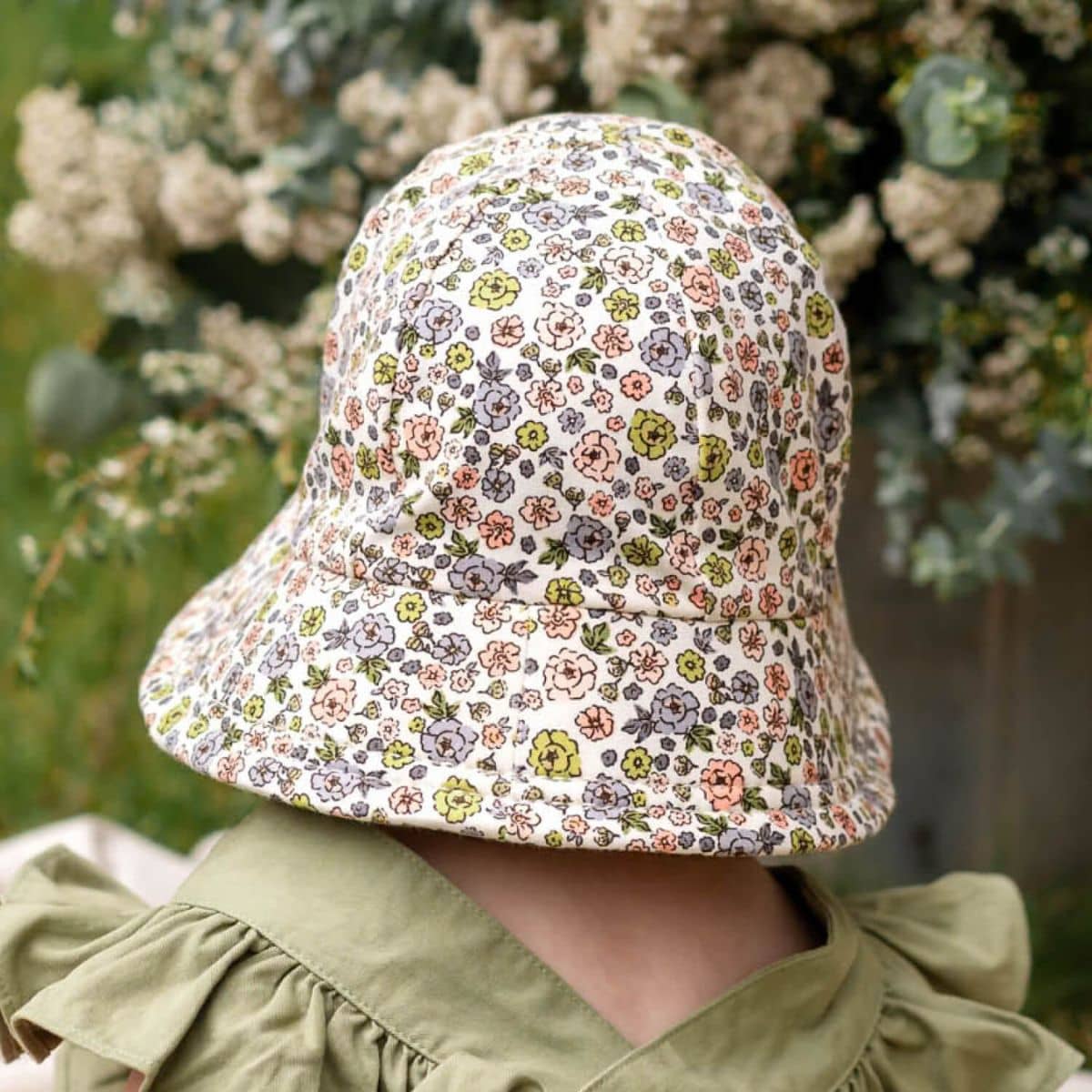 Bedhead Baby Bucket Hat with Strap - Limited Edition - Floret