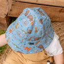 Bedhead Baby Bucket Hat with Strap - Limited Edition - Safari