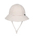 Bedhead Baby Bucket Hat with Strap - Limited Edition - Natural Stripe