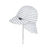Bedhead Legionnaire Hat with Strap - Limited Edition - Grey Marle Stripe
