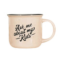 Bencer & Hazelnut Ceramic Mug - Ask Me About My Kids