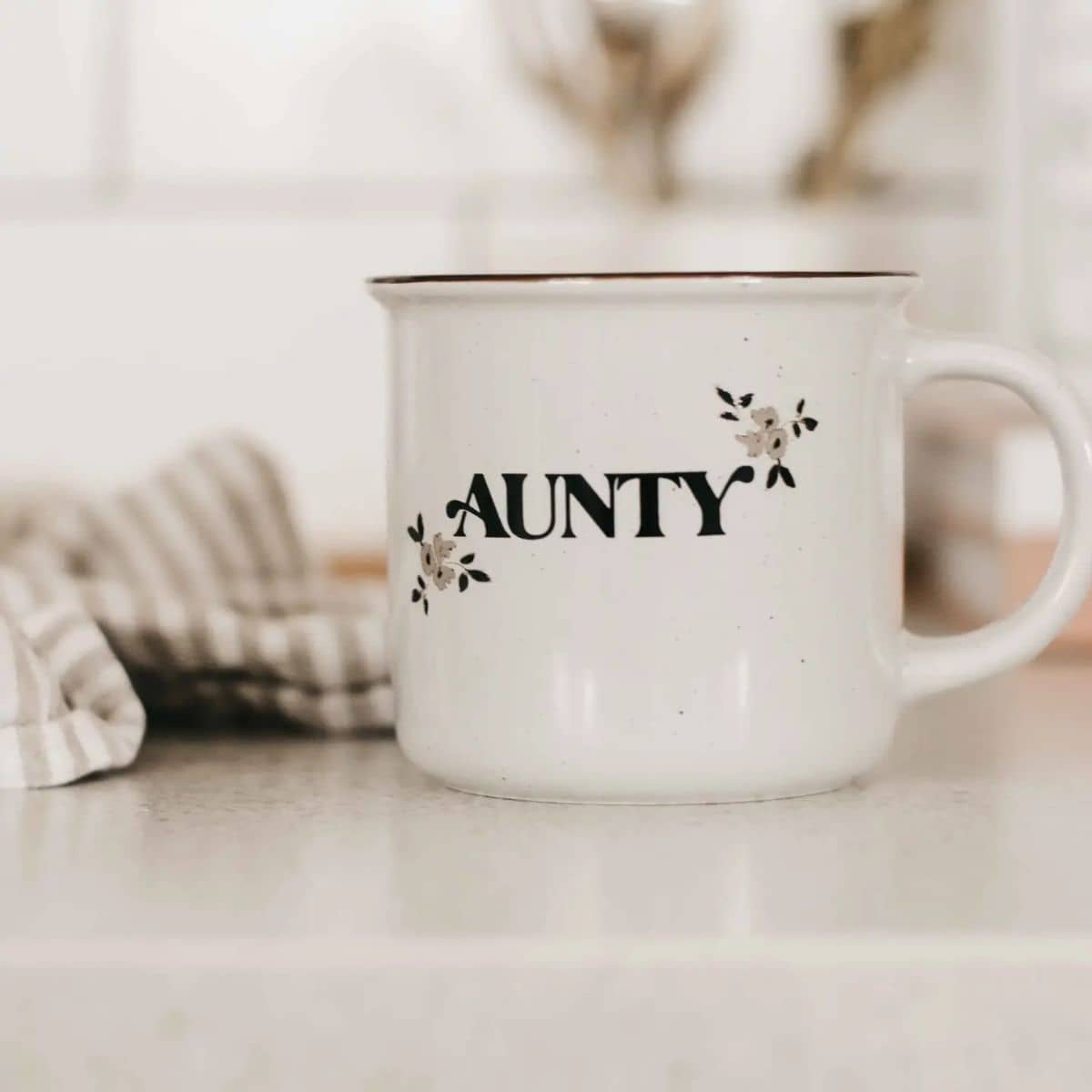 Bencer & Hazelnut Ceramic Mug - Aunty