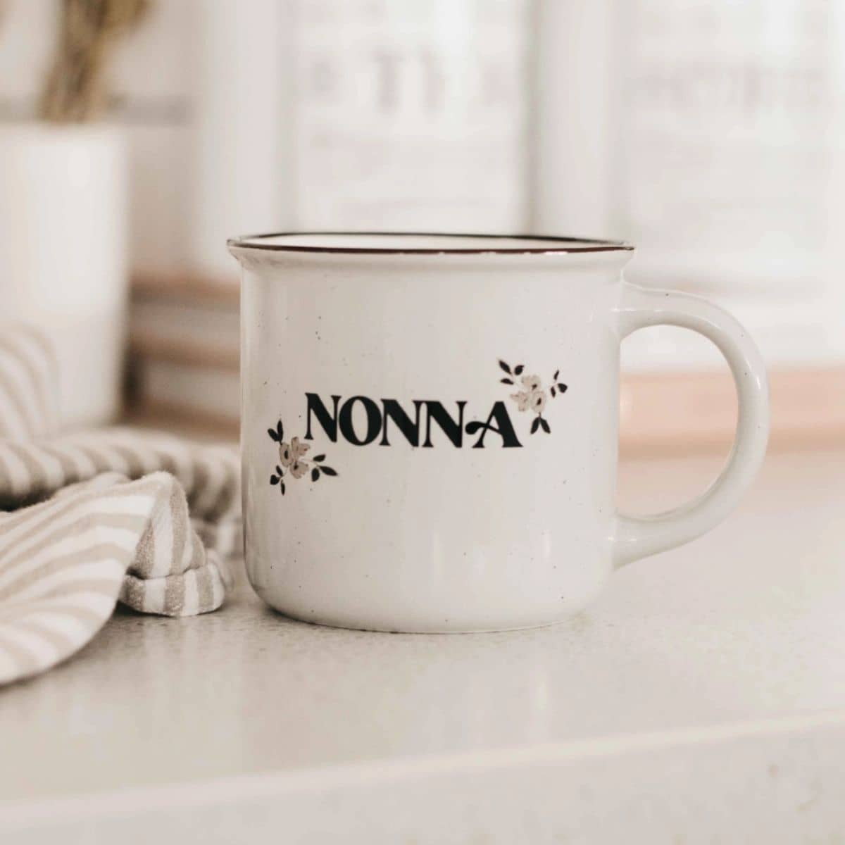 Bencer & Hazelnut Ceramic Mug - Nonna